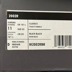 New Balance 2002R Black 🦾🔥🔥